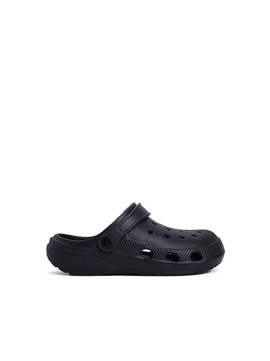 Low Women's Perforated Clogs Black