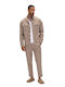 Monza Men's Trousers Elastic Brown