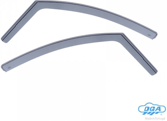 DGA Set of Windbreakers Front Car Dark Fime for Fiat Stilo 2001-2007 2pcs