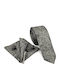 Legend Accessories Men's Tie Set Printed in Khaki Color