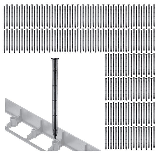 Kadax Pins Stakes Anchors Agro Fabrics Edging 200pcs 25cm Strong