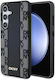 DKNY Pattern Umschlag Rückseite Synthetisches Leder / Leder Schwarz (Galaxy S24)