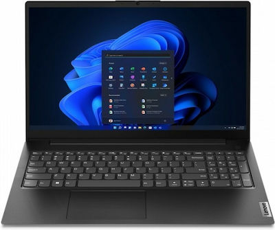 Lenovo V15 G4 AMN 15.6" FHD (Райзен 5-7520U/8ГБ/256ГБ SSD/W11 Pro) Бизнес в черно (Испанска клавиатура)