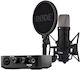 Rode NT1 Signature + AI-1 Studio Kit MK2 - Complete Studio Set Σετ Πυκνωτικό Μικρόφωνο XLR / USB Shock Mounted