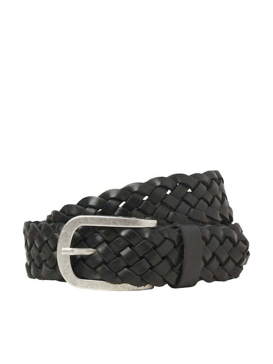 Jack & Jones Men's Belt Knitted Black