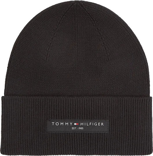 Beanie Unisex Σκούφος Πλεκτός σε Μαύρο χρώμα
