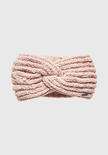 Γυναικείο Headband Πλεκτό σε Ροζ χρώμα