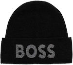 Boss Beanie Beanie Knitted in Black color