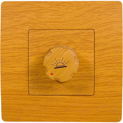 Elmark Basic Χωνευτός Διακόπτης Dimmer με Πλαίσ...