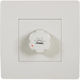 Elmark Basic Χωνευτός Διακόπτης Dimmer με Πλαίσ...
