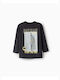 Zippy Children's Blouse Long Sleeve Black