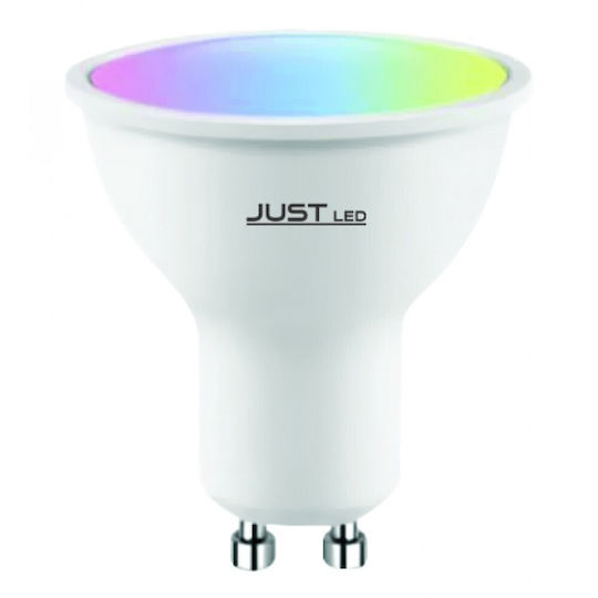 Just LED Смарт крушка LED 5W за фасунга GU10 RGBW Димируем