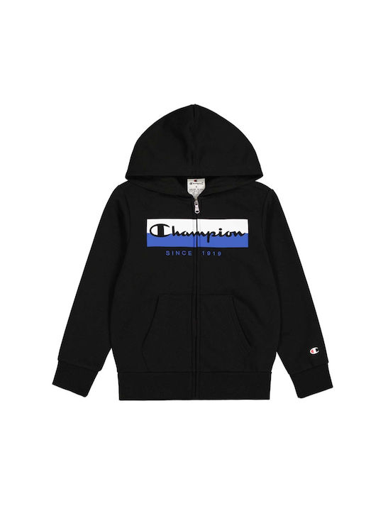 Champion Kids Sweatshirt with Hood Black