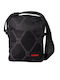 Ethon Herren Schulter / Crossbody Tasche Schwarz