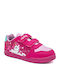 Kinder Sneakers mit Klettverschluss Fuchsie