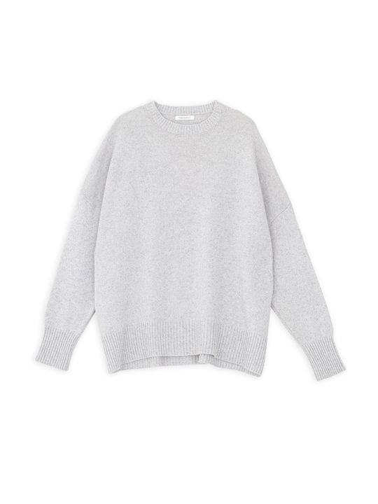 Philosophy Wear Women's Long Sleeve Sweater Woolen Gray