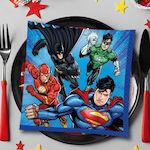 Justice League Dessert Napkins 16 pcs