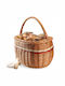 Decorative Basket Wicker Beige Kadax