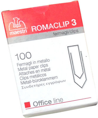 Romeo Maestri Set of 10pcs Paper Clips Νο 3 109-2103