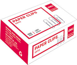 Deli Set of 10pcs Paper Clips 33mm