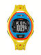 Timex Sleek 50 Digital Ceas de Damă cu Galben Curea din Cauciuc