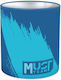 Must Metal Pencil Holder Blue 10x11cm