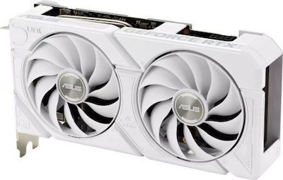 Asus GeForce RTX 4060 8GB GDDR6 Dual EVO White OC Κάρτα Γραφικών