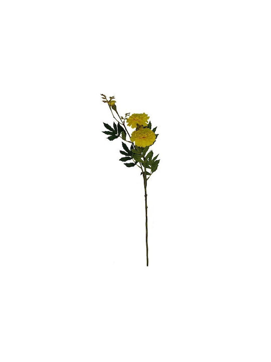 Carnation Artificial Flower 82cm Yellow