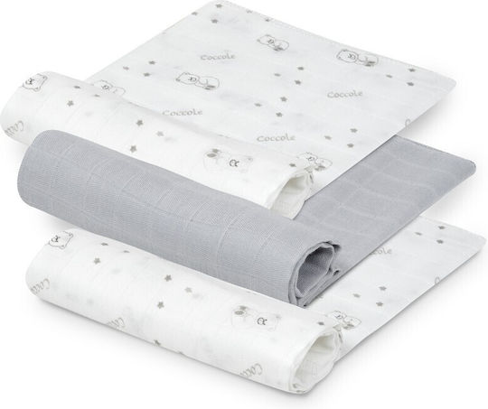 Interbaby Πάνα Αγκαλιάς 55x70cm 3τμχ