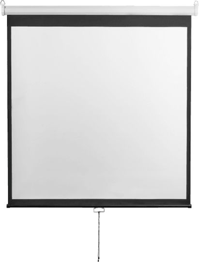 Sbox Οθόνη Προβολής Projector Οροφής 100' με Λόγο Εικόνας 16:9 / 4:3 / 1:1 180x180cm / 100"
