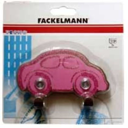 Fackelmann Haken mit 2 Saugnapfhaken Pink Auto