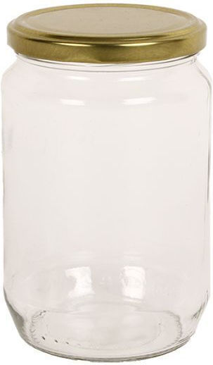 Set 12buc Borcane Uz General cu capac Sticlă Transparent 720ml