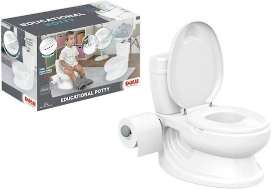 Dolu Potty Bowl with Sounds & Lid White up to 20kg