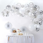 Silver Balloon Arch Kit