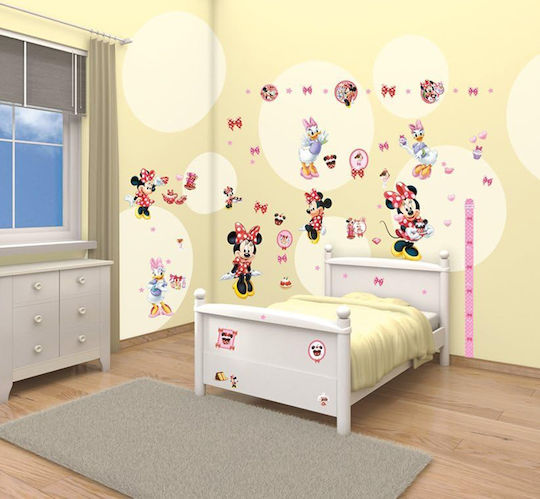 Декоративен комплект Walltastic Minnie Mouse 79 стикера за стая за деца