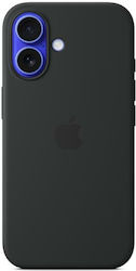 Apple Silicone Case με MagSafe Черен (iPhone 16) Apple Silicone Case με MagSafe Черен (iPhone 16)