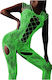 Glow In Dark Sexy Bodystocking Grün