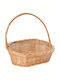 Creative Coș decorativ Din paie cu mânere Brown 45x32x43buc