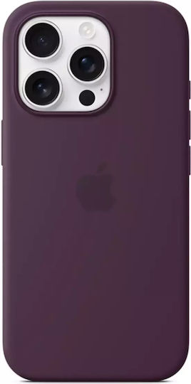 Apple Silicone Case with MagSafe Back Cover Silicone Plum (iPhone 16 Pro)