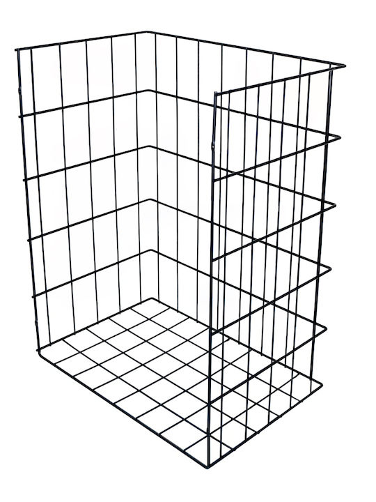 Soumelidis Καλάθι Απλύτων Μεταλλικό 50x25.5x50cm Γκρι