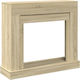 vidaXL Metallic Fireplace Screen with Panels 10...