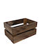 Creative Decorative Wooden Box Brown 30 X 20 X 15 Cm Natural Wooden Box Perfect Storage Gift Decoration Diy Documents Tools Toys