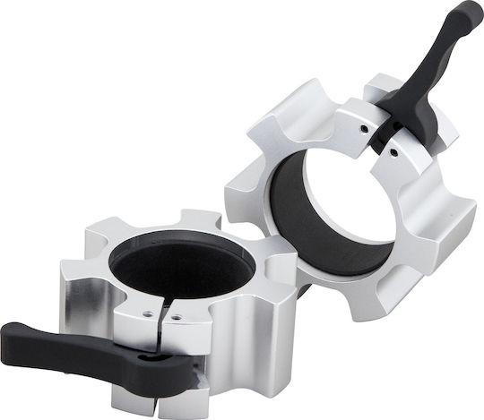 AMILA Hantel- und Langhantelkragen Lock-Jaw-Halsbänder Set 2 Stück Ø50mm