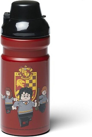 LEGO Παιδικό Παγούρι Harry Potter Πλαστικό Κόκκινο 390ml