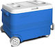 Kühlbox Atlantic 45l Räder Passiv Blau
