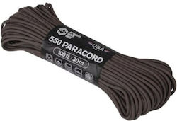 Atwood Ropes Mfg 550 Paracord 100 Ft US Brown