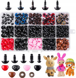 560pcs Safety Eyes Mascot 6-12mm