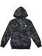Kids Sweatshirt Cardigan Fleece Camo