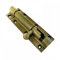 Metalor Σύρτης Πόρτας από Ορείχαλκο 100mm Χρυσός
