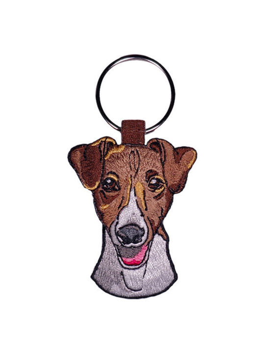 ActionLab Keychain Fabric Jack Russel